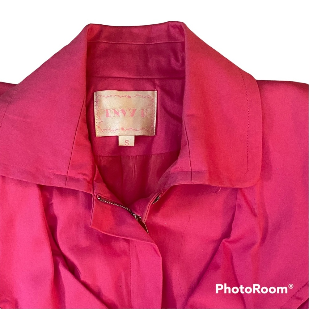 Pink Jacket Size Small Cropped Zip - Picture 9 of 13